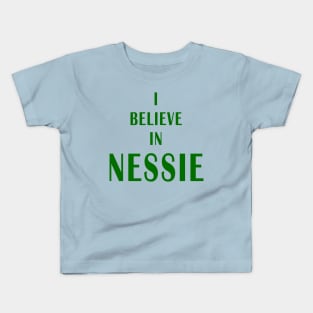 I Believe in Nessie Kids T-Shirt